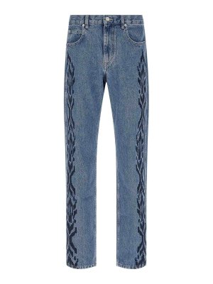 ISABEL MARANT: straight leg jeans - Lewys Jeans