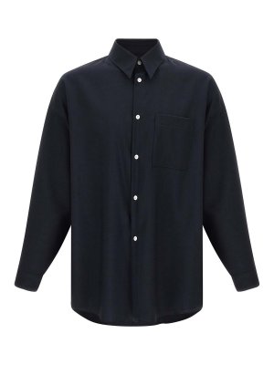 Marni: camicie - Camicia in lana tropicale