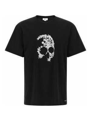 ALEXANDER MCQUEEN: T-shirts - T-Shirt - Weiß