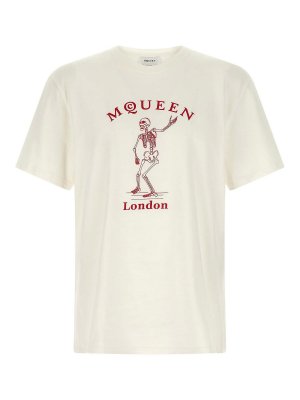 ALEXANDER MCQUEEN: T-shirts - T-Shirt - Rot