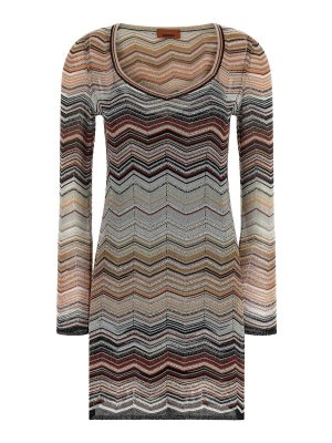 MISSONI: Vestidos media pierna - Vestido Midi - Marrón