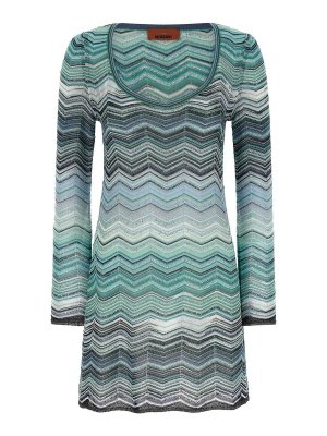 MISSONI: abiti al ginocchio - Vestito  Chevron Lam
