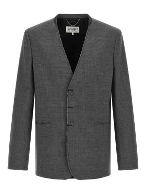 MM6 MAISON MARGIELA: giacche blazer - Giacca in lana