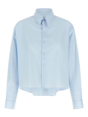 MM6 MAISON MARGIELA: シャツ - シャツ - ライトブルー