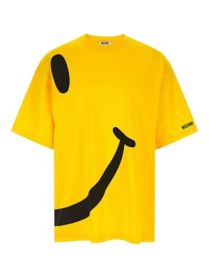 MOSCHINO: Tシャツ - Tシャツ - イエロー