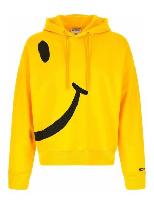 MOSCHINO: Sudaderas y suéteres - Sudadera - Amarillo