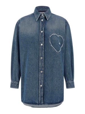 MOSCHINO: シャツ - シャツ - ブルー