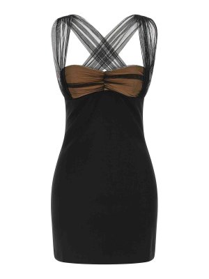 NENSI DOJAKA: Vestidos cortos - Vestido Corto - Negro