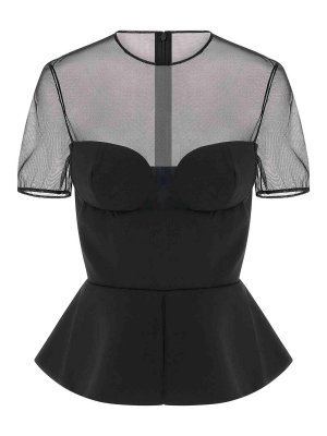 NENSI DOJAKA: トップス＆タンクトップ - トップ/タンクトップ - 黒