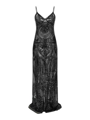 Norma Kamali: knee length dresses - Sequin Dress