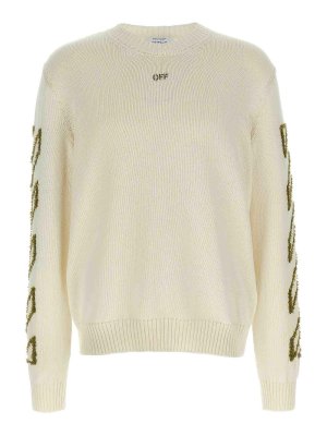 OFF-WHITE: crew necks - Sweater