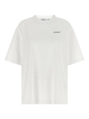 OFF-WHITE: Tシャツ - Tシャツ - 白