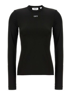 OFF-WHITE: クルーネック - クルーネック - 黒