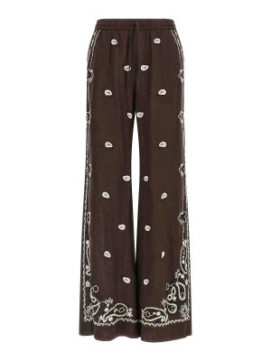 P.A.R.O.S.H.: カジュアルトラウザー - カジュアルパンツ - ブラウン