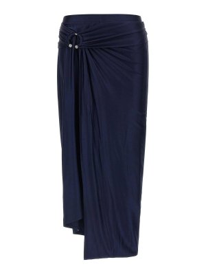 RABANNE: Knielange und Midi Röcke - Midirock - Blau