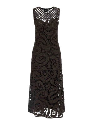 Pinko: Vestidos media pierna - Vestido Midi - Marrón