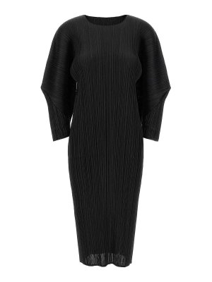 PLEATS PLEASE ISSEY MIYAKE: knee length dresses - Skyline Dress