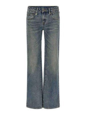 R13: Jeans patte d'éléphant - Jean Évasé - Bleu