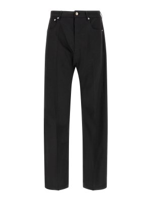 RICK OWENS: Straight Leg Jeans - Straight Leg Jeans - Schwarz