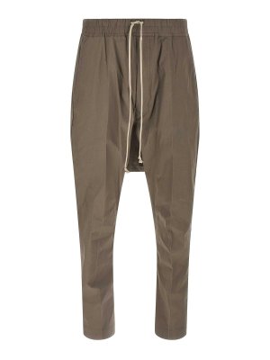 RICK OWENS: casual trousers - Drawstring Long Pants