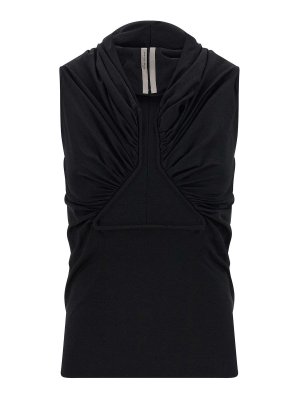 RICK OWENS: トップス＆タンクトップ - トップ/タンクトップ - 黒