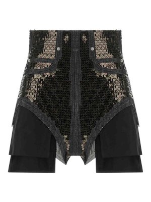 RICK OWENS: トラウザーショーツ - ショートパンツ - 黒