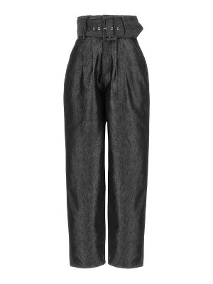 ROTATE Birger Christensen: Jeans à jambe droite - Jean Droit - Noir