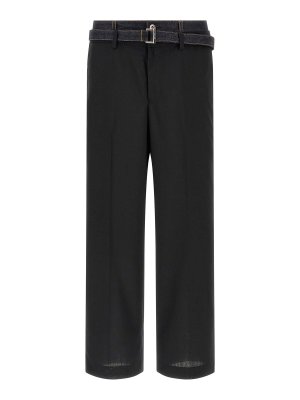 Sacai: Casual Hosen - Casual Hose - Schwarz