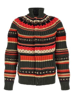 Sacai: Cárdigans - Cárdigan - Multicolor