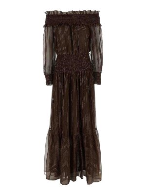 Self Portrait: マキシドレス - マキシドレス - ブラウン