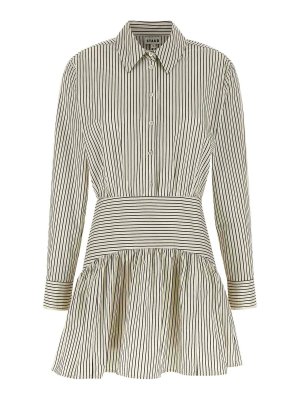 STAUD: ニーレングスドレス - 膝丈ドレス - 白