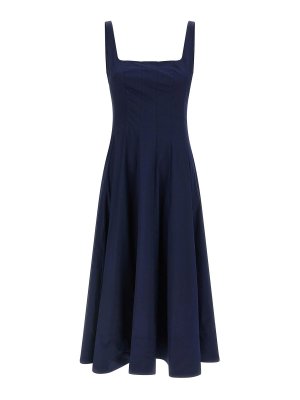STAUD: knee length dresses - Wells Dress