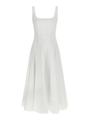 STAUD: ニーレングスドレス - 膝丈ドレス - 白