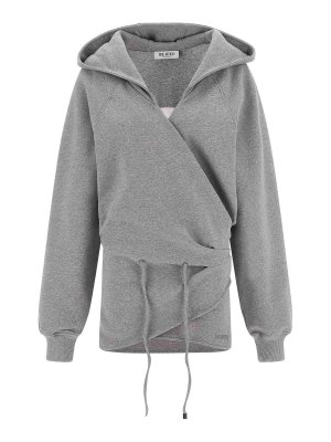 The Attico: abiti al ginocchio - Vestito  con cappuccio