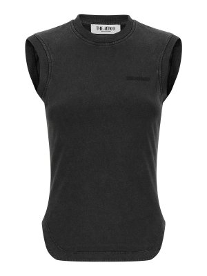 The Attico: Tops y camisetas sin mangas - Top - Negro