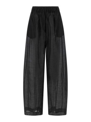THELATEST: Pantalones casual - Pantalón Casual - Negro