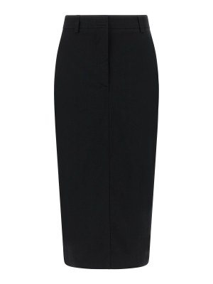 THELATEST: Faldas media pierna y semilargas - Falda Semilarga - Negro