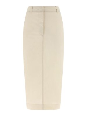 THELATEST: Knielange und Midi Röcke - Midirock - Weiß