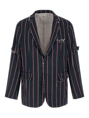 THOM BROWNE: giacche blazer - Blazer a righe Mogador