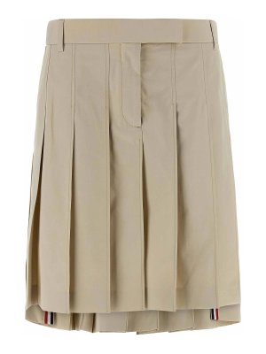 THOM BROWNE: ミニスカート - ミニスカート - ベージュ