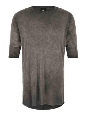 THOM KROM: T-shirts - T-Shirt - Gris