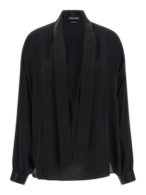 TOM FORD: Blusas - Blusa - Negro