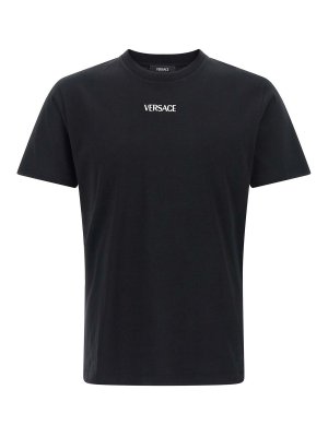 VERSACE: T-shirts - T-Shirt - Schwarz