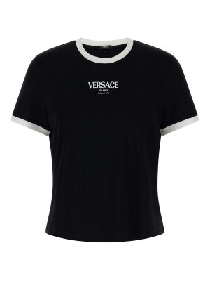 VERSACE: Tシャツ - Tシャツ - 白