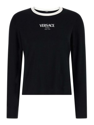 VERSACE: Camisetas - Camiseta - Negro