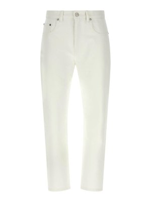 VICTORIA BECKHAM: straight leg jeans - High Waist Jeans