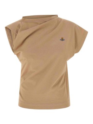 VIVIENNE WESTWOOD: トップス＆タンクトップ - トップ/タンクトップ - ベージュ