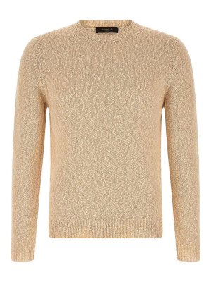 ZANONE: crew necks - Two-Tone Yarn Sweater