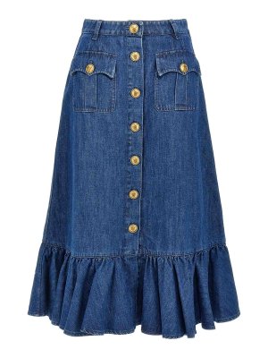 VALENTINO GARAVANI: gonne al ginocchio  e longuette - Gonna di jeans