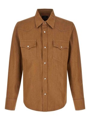 A.P.C.: シャツ - シャツ - ブラウン